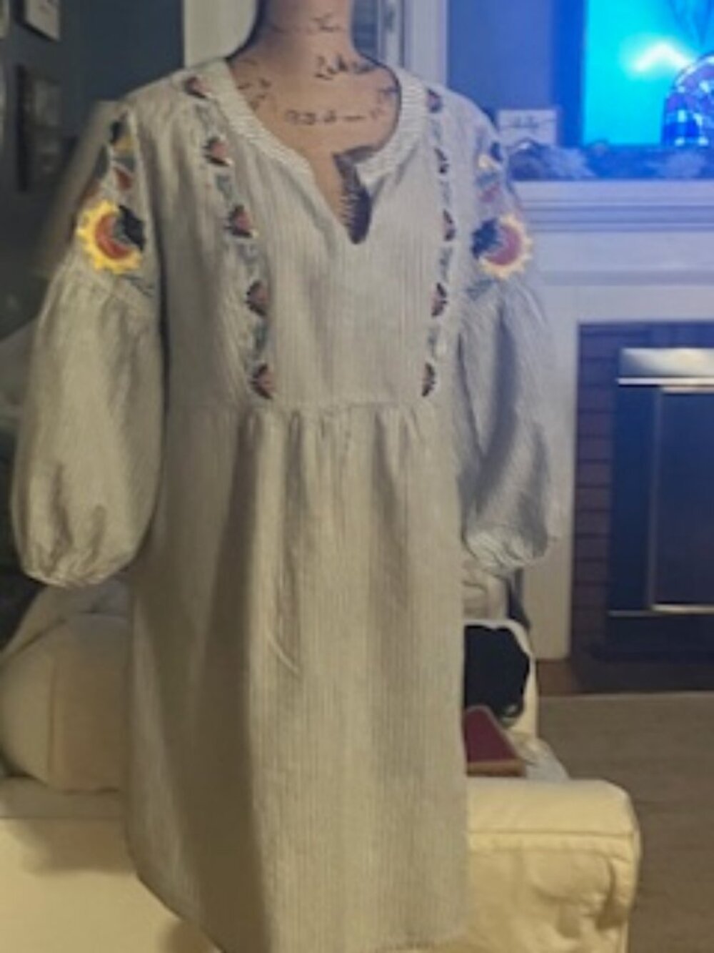 Cotton Top with Embroidery